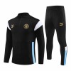 Sudadera De Entrenamiento Trajes Manchester City Quarter Zip 23-24 Negra - Hombre